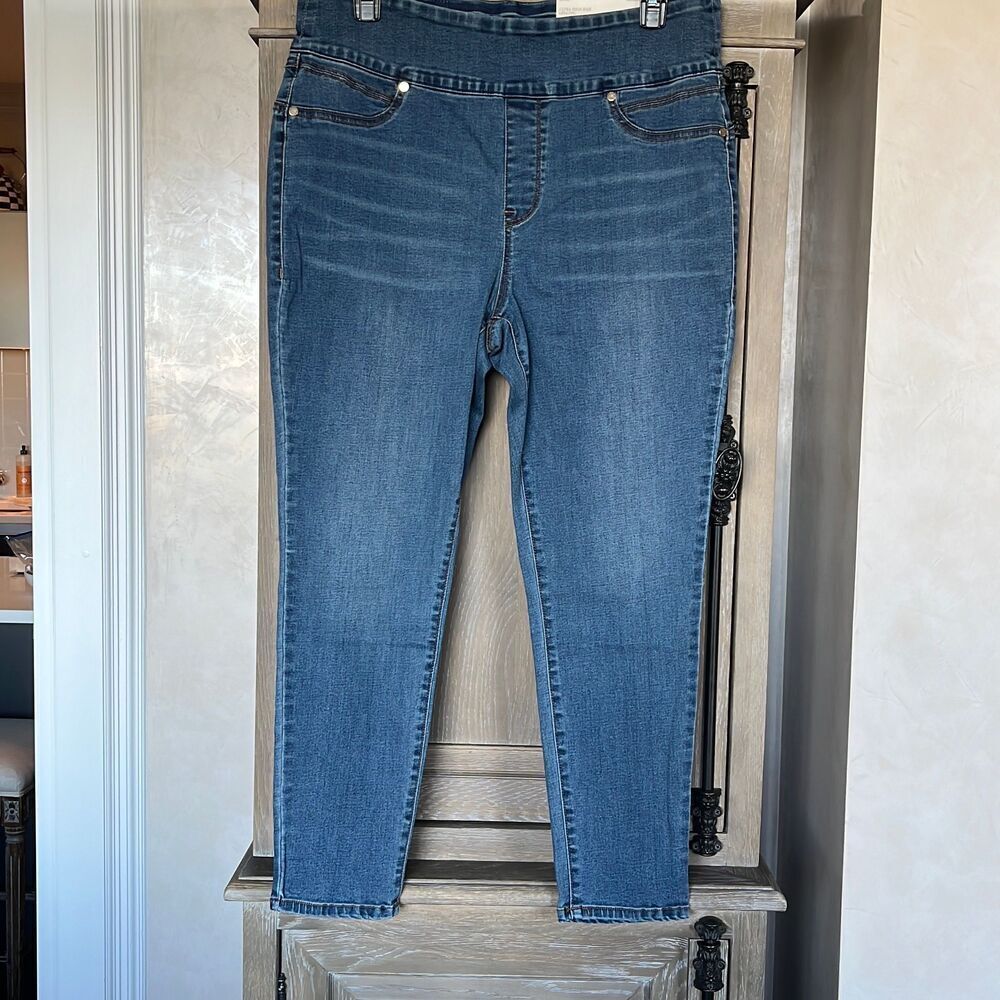 Seven7 Melissa McCarthy Ultra High Rise Jean Legging Tummy Toner Transform Size
